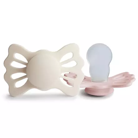 Silikonitutti Frigg Lucky 2 pack Size 2, Cream/Blush. - Tutit ja tuttinauhat - 100490 - 1
