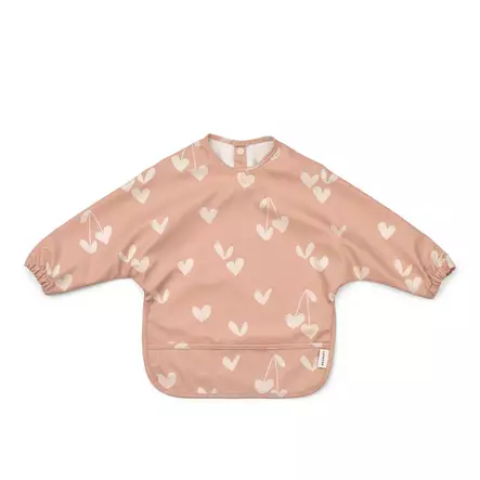 Liewood Merle ruokalappu hihoilla Sweethearts/Pale tuscany. - Ruokalaput - 18136-2620 - 1