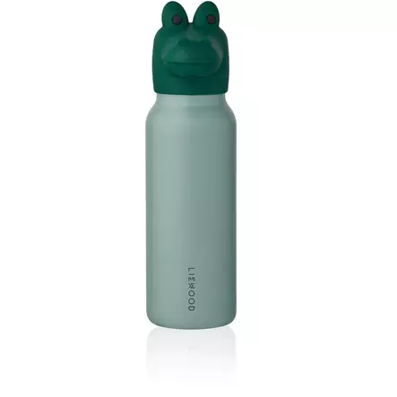 Liewood juomapullo Falk 350 ml Crocodile Lid Peppermint//Garden Green. - Juomapullot ja pillipullot - 20722-1040 - 1
