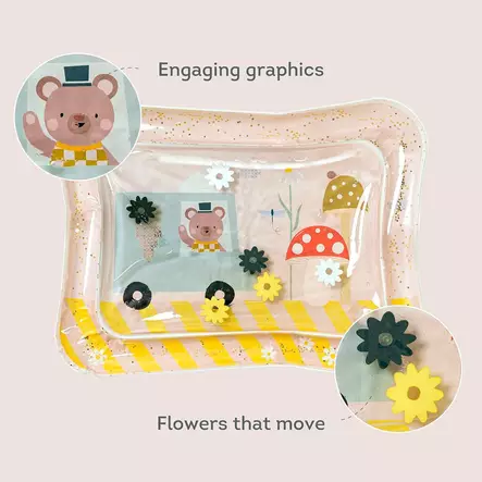 Taf Toys vesileikkimatto Ice cream Bear Watermat, kelluvilla hauskoilla leluilla. - Kylpylelut - 296330 - 2