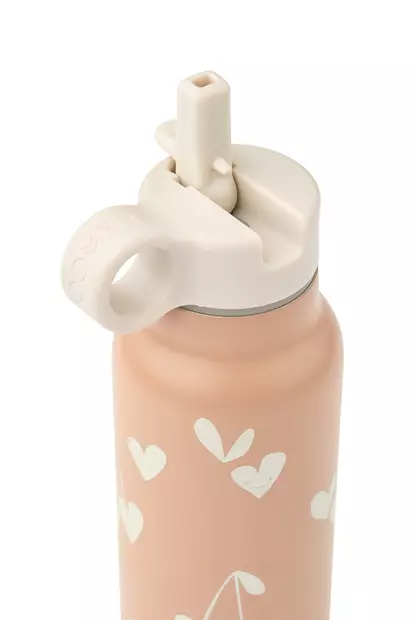 Liewood juomapullo Falk 350 ml Sweethearts/Pale tuscany, sporttikorkilla. - Juomapullot ja pillipullot - 19617-2620 - 2
