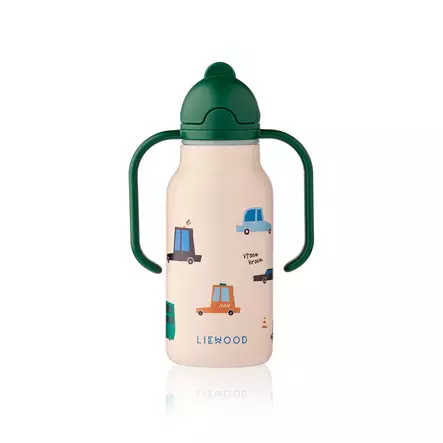Liewood juomapullo Kimmie 250 ml Cars/Sandy. - Juomapullot ja pillipullot - 19618-2780 - 1