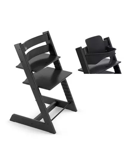 Stokke Tripp Trapp syöttötuoli Bundle Black. - Stokke Tripp Trapp tuotteet - 684600 - 1