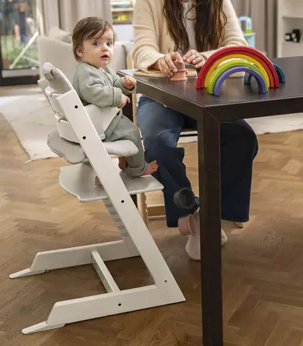 Stokke Tripp Trapp syöttötuoli White Baby Setilla. - Stokke Tripp Trapp tuotteet - 684700 - 2