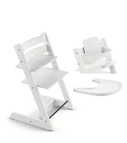Stokke Tripp Trapp syöttötuoli Bundle White. - Stokke Tripp Trapp tuotteet - 685500 - 1