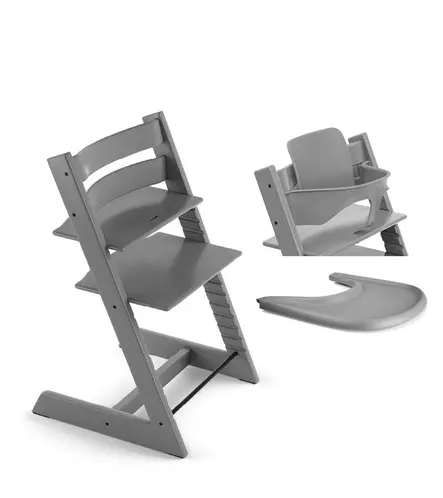 Stokke Tripp Trapp syöttötuoli Bundle Storm Grey. - Stokke Tripp Trapp tuotteet - 685600 - 1