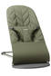 BabyBj=C3=B6rn Bliss Bouncer sitteri Woven Petal Quilt, Dark Green. - Sitterit - BB006140 - 1