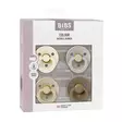 Bibs Colour Combo 4 pack Ivory/Sand/Vanilla/Dark Oak. - Tutit ja tuttinauhat - 120460 - 1