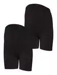 Mamalicious Amiya äitiyshortsit 2-pack Black. - Äitiyshousut ja legginsit - 20020200 - 1