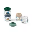 Liewood Dominique vauvan ruokarasiat 4 kpl, 100ml, Cars/Sandy - Välipalapussit, eväsrasiat ja snackcupit - 20632-2780 - 1