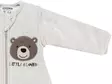 Unipussi Jacky Little Bear Beige-melange nallen kuvalla. - Unipussit - 3526000 - 2