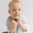 Bibs Maistelututti Silicone Baby Feeder, Sage lapsella. - Tutit ja tuttinauhat - 4350250 - 2