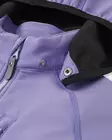 Reima Vantti softshell-takki Lilac amethyst, nepparikiinnitys hupussa. - Lasten välikausitakit - 5100009A-5450 - 4