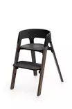 Stokke Steps syöttötuoli Black / Warm Brown. - Syöttötuolit - 692400 - 3