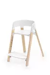 Stokke Steps tuoli White / Natural jalkatuki alimpana isommalle lapselle. - Syöttötuolit - 692600 - 7