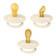 Bibs Try-it colour 3 pack v=C3=A4riss=C3=A4 Ivory. - Tutit ja tuttinauhat - 81340 - 1