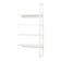 STOREY jatkopala, hyllyt 4kpl, 80 cm - valkoinen - Lisäosat hyllyköihin - STO-01-080 - 1