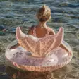 Little Dutch uimarengas Little Mermaid, takana hauska evä koriste. - Kylpylelut - LD2016390 - 3