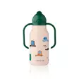 Liewood juomapullo Kimmie 250 ml Cars/Sandy. - Juomapullot ja pillipullot - 19618-2780 - 1