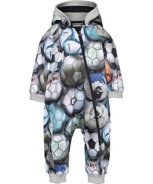 Molo Hill softshell-haalari Football Camo kuosilla. - Lasten välikausihaalarit - 5S21L4016320 - 1
