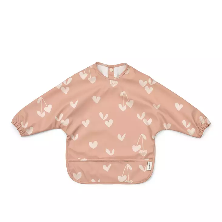 Liewood Merle ruokalappu hihoilla Sweethearts/Pale tuscany. - Ruokalaput - 18136-2620 - 1