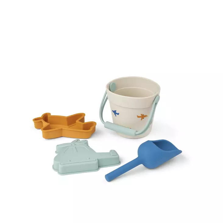 Liewood Kit Mini hiekkalelusetti Aviator ecru. - Muovailuvahat ja hiekkalelut - 19974-2330 - 1