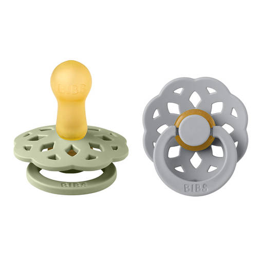 Bibs Boheme luonnonkumitutit v=C3=A4riss=C3=A4 Sage/Cloud. - Tutit ja tuttinauhat - 240110 - 1