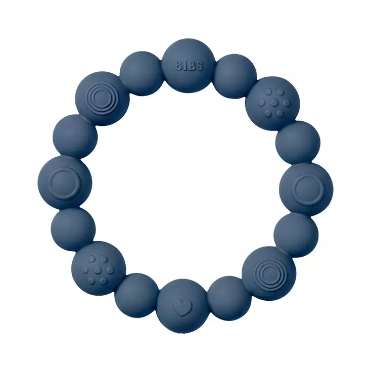 Bibs Baby Bitie purulelu Ring Steel Blue. - Purulelut - 3300280 - 1
