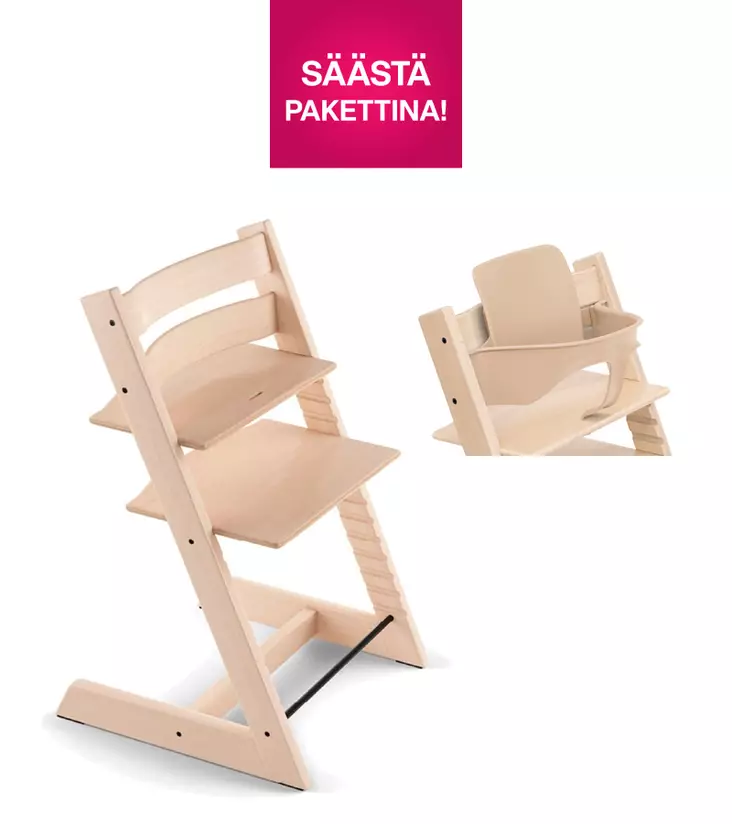 Stokke Tripp Trapp syöttötuoli Bundle Natural. - Stokke Tripp Trapp tuotteet - 684500 - 1