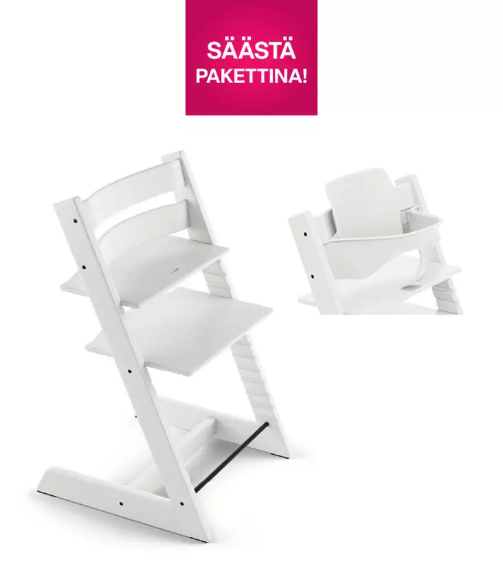 Stokke Tripp Trapp syöttötuoli Bundle White. - Stokke Tripp Trapp tuotteet - 684700 - 1