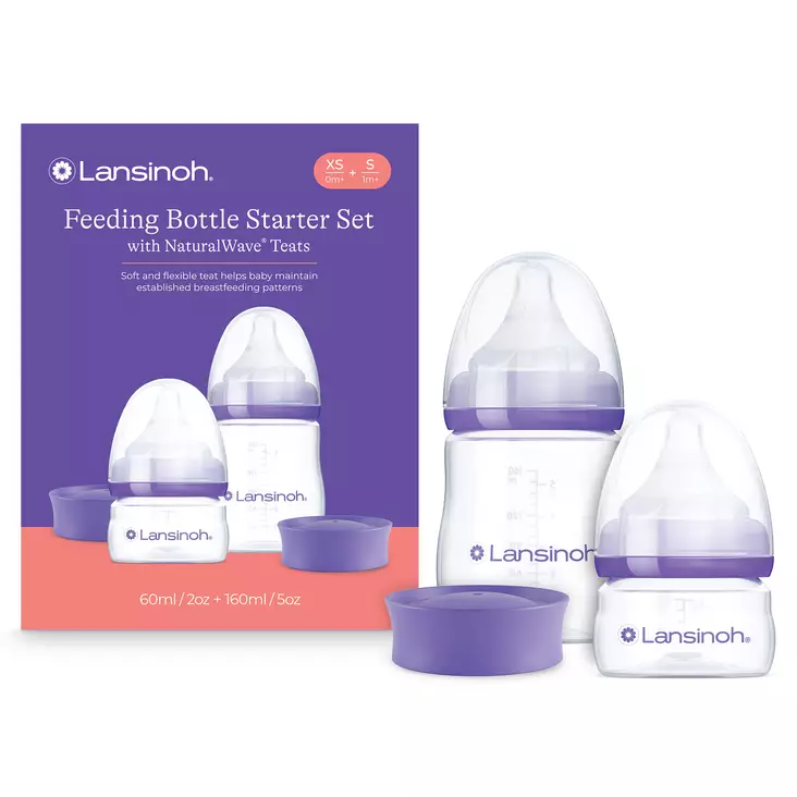 Lansinoh tuttipullot starttipaketti 160ml ja 60 ml. - Tuttipullot ja pullotutit - 76440 - 1