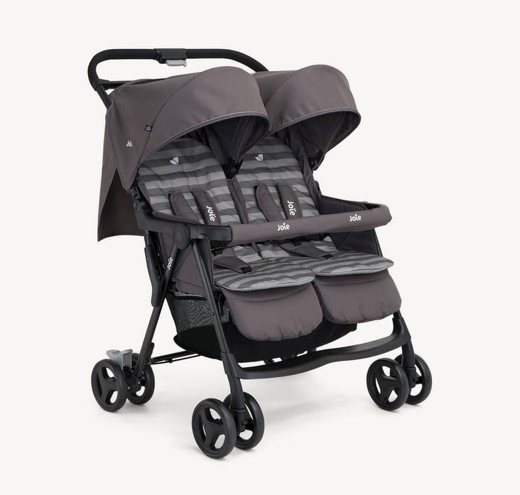 Tuplarattaat Joie Aire Twin Dark Pewter. - Sisarusrattaat - S1217AEDPW000 - 1