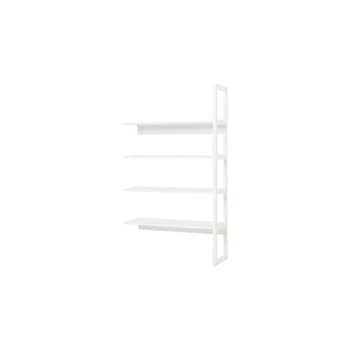 STOREY jatkopala, hyllyt 4kpl, 100 cm - valkoinen - Lisäosat hyllyköihin - STO-01-100 - 1