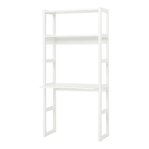 STOREY kokonaisuus, hyllyt 2kpl, pöytälevy, 80 cm - valkoinen - Hyllykokonaisuudet - STO-14-080 - 1
