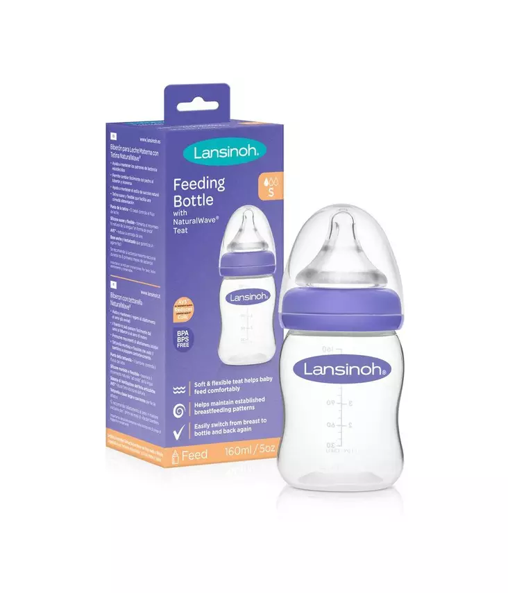 Lansinoh tuttipullo Natural Wave 160 ml. - Tuttipullot ja pullotutit - 75420 - 1