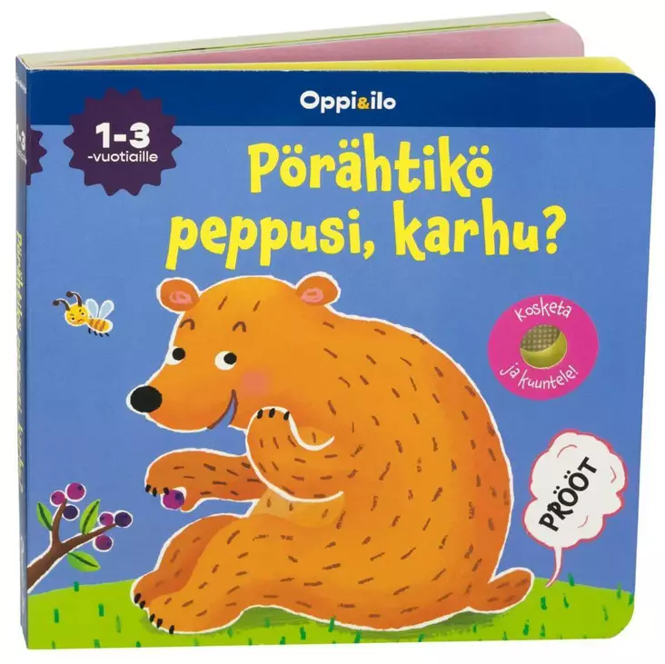 Oppi & Ilo äänikirja Pörähtikö peppusi karhu. - Kuvakirjat - WS636820 - 1