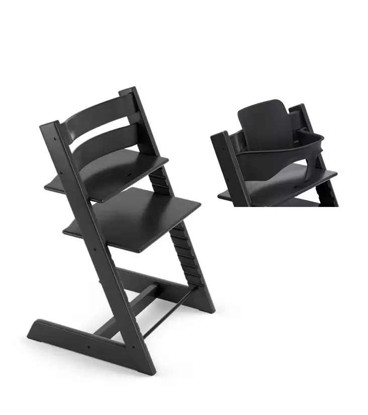 Stokke Tripp Trapp syöttötuoli Bundle Black. - Stokke Tripp Trapp tuotteet - 684600 - 1