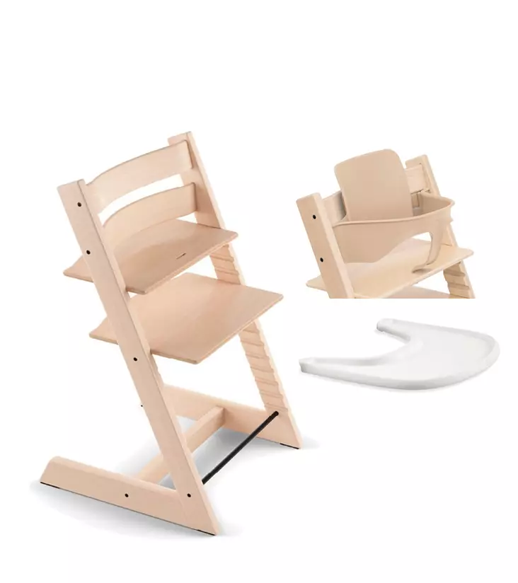 Stokke Tripp Trapp syöttötuoli Bundle Natural. - Stokke Tripp Trapp tuotteet - 685300 - 1