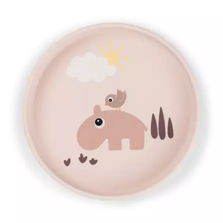 Silikonilautanen Done By Deer Stick&Stay, Playground Powder - Lautaset ja kulhot - 1769821 - 1