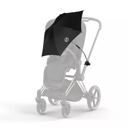 Cybex Platinum päivänvarjo rattaisiin Sepia Black, rattaissa. - Vaunuverhot ja kiinnitysrenkaat - 526000521 - 2