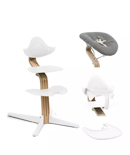 Starttipaketti Stokke Nomi 4 in 1 Oak/White. - Stokke Nomi syöttötuolit - 626601stSTA4in1 - 1
