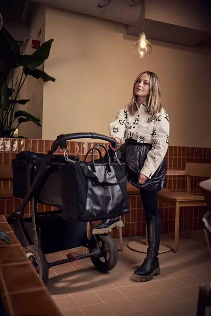 Najell Stroller Hooks kassikoukut Matte Black, rattaissa. - Muut lisävarusteet - N3000401 - 2