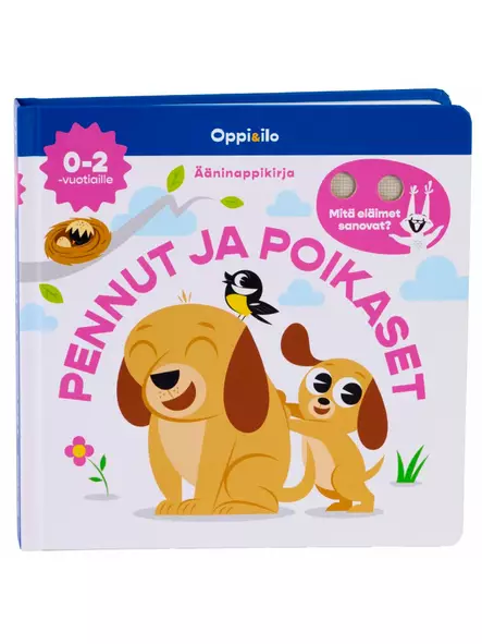 Oppi & Ilo ääninappikirja Pennut ja poikaset. - Puuhakirjat - WS376141 - 1