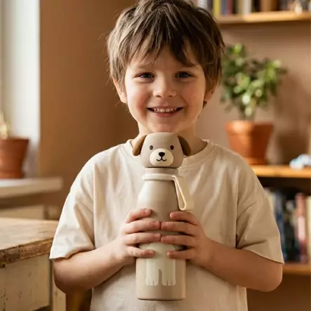 Zazu Termospullo 400ml Dog lapsella. Pitää juoman viileänä pitkään. - Juomapullot ja pillipullot - ZA-BOTTLE-01 - 2