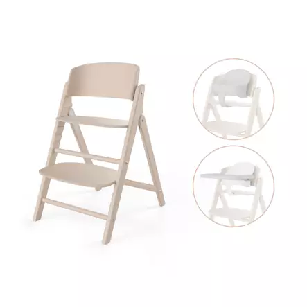 Cybex CLICK & FOLD syöttötuoli 3in1 All Natural. - Syöttötuolit - 524000821 - 1