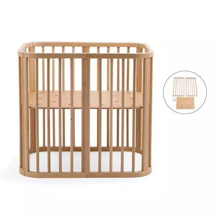 Stokke Nighti bundle Natural Pinnasänky ja Extension laajennuspalat. - Pinnasängyt ja lastensängyt - 705401bund1 - 1