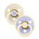 Bibs luonnonkumitutti 2 kpl Ivory/ivory. - Tutit ja tuttinauhat - 11017101 - 2