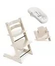 Tripp Trapp Starttipaketti Stokke 3 in 1 Vanilla White. - Syöttötuolit - 100139VVSTA3in1 - 1