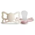 Silikonitutti Frigg Butterfly 2 pack Size 2, Cream/Blush. - Tutit ja tuttinauhat - 100491 - 1