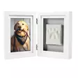 Pearhead tassunjälkimuotti ja kehykset Pawprints desk frame white. - Vauvalahjat ja kastelahjat - 109062-1 - 1